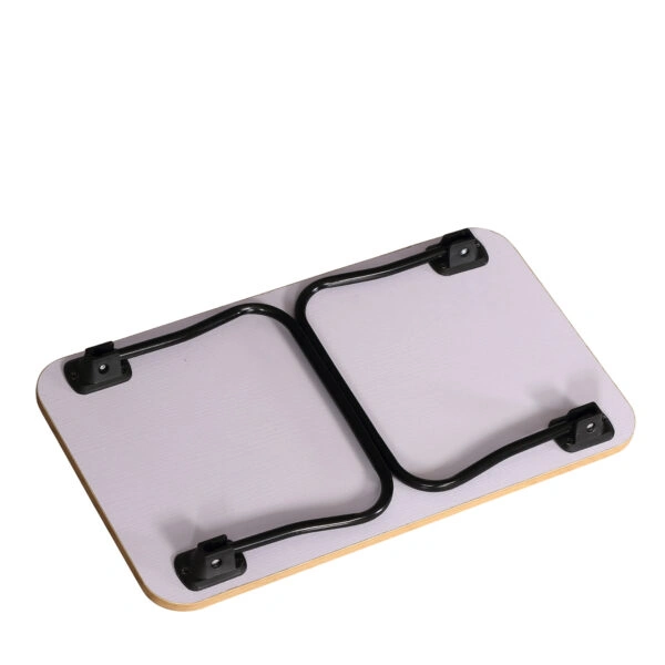 Βοηθητικό Τραπεζάκι ArteLibre BALLARD Πτυσσόμενο Δρυς/Μαύρο Μοριοσανίδα/Μέταλλο 53x30x22cm