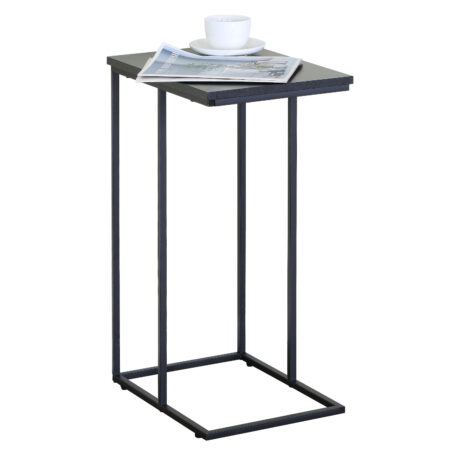 Βοηθητικό Τραπεζάκι ArteLibre TRENTON Μαύρο Μάρμαρο Μοριοσανίδα/Μέταλλο 40x30x66cm