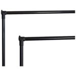 Έπιπλο Εισόδου ArteLibre SOUTHMERE Μαύρο Μέταλλο 74.5x39x157cm