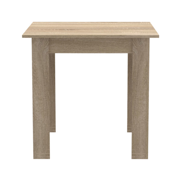 Τραπεζαρία Manka I-Julita  σετ 3τεμ σε sonoma-μαύρη απόχρωση 80x80x77εκ