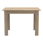 Τραπεζαρία Manka-Ezra σετ 5τεμ σε sonoma-μαύρη απόχρωση 110x80x77εκ