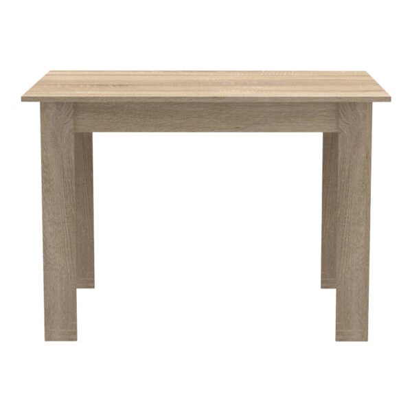 Τραπεζαρία Manka-Ezra σετ 5τεμ σε sonoma-μαύρη απόχρωση 110x80x77εκ