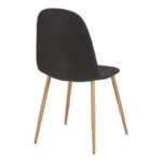 Τραπεζαρία Manka I-Bella  σετ 3τεμ σε sonoma truffle απόχρωση 80x80x77εκ