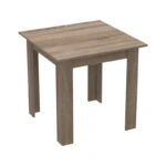 Τραπεζαρία Manka I-Bella  σετ 3τεμ σε sonoma truffle απόχρωση 80x80x77εκ
