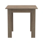 Τραπεζαρία Manka I-Bella  σετ 3τεμ σε sonoma truffle απόχρωση 80x80x77εκ