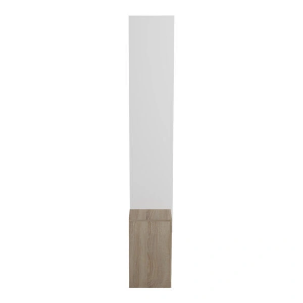 Σύνθετο σαλονιού Leganto  σε sonoma με λευκή απόχρωση 220.5x35x197.5εκ