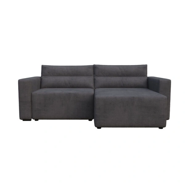 Silver Γωνιακός Καναπές Κρεβάτι με Αναστρέψιμη Γωνία Σκούρο Μπλε 245x148x94cm