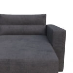 Silver Γωνιακός Καναπές Κρεβάτι με Αναστρέψιμη Γωνία Σκούρο Μπλε 245x148x94cm