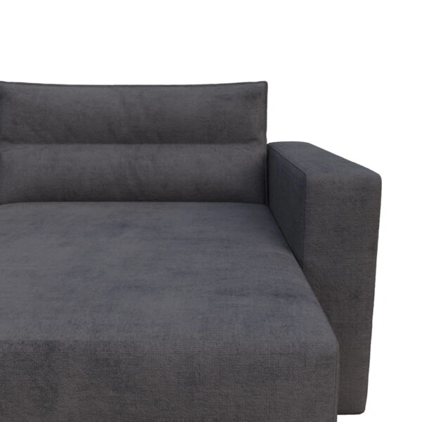 Silver Γωνιακός Καναπές Κρεβάτι με Αναστρέψιμη Γωνία Σκούρο Μπλε 245x148x94cm