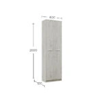 Σετ Εισόδου Reno-B Λευκό 160x32x200cm