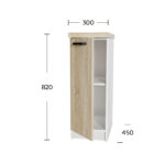 Anita Κάτω Ντουλάπι Σονόμα 30x60x82cm