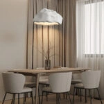 Φωτιστικό οροφής led Gkery  E27 ps λευκό Φ52x30εκ