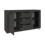 Μπουφές Doha  σε ανθρακί απόχρωση 150x45x80.5εκ