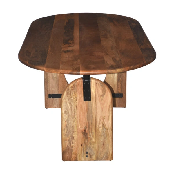 Τραπέζι Jenkou  mango ξύλο σε φυσική απόχρωση 180x90x76εκ