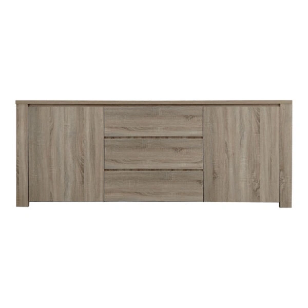 Μπουφές Kalya  σε sonoma απόχρωση 220x49x89.5εκ