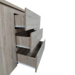 Μπουφές Kalya  σε sonoma απόχρωση 220x49x89.5εκ