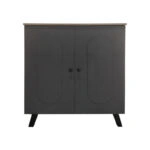 Παπουτσοθήκη-ντουλάπι Cathi σε oak - anthracite απόχρωση 80x34x95εκ