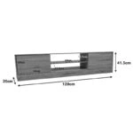 Έπιπλο τηλεόρασης Sasa  σε sonoma απόχρωση 150x35x41.5εκ