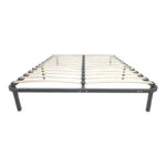 Κρεβάτι-υπόστρωμα Amaso  μεταλλικό μαύρο 160x200x28εκ