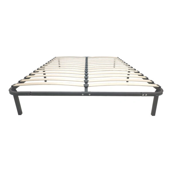 Κρεβάτι-υπόστρωμα Amaso  μεταλλικό μαύρο 160x200x28εκ