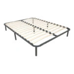 Κρεβάτι-υπόστρωμα Amaso  μεταλλικό μαύρο 160x200x28εκ