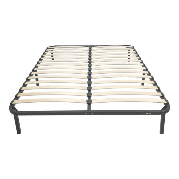 Κρεβάτι-υπόστρωμα Amaso  μεταλλικό μαύρο 160x200x28εκ