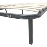 Κρεβάτι-υπόστρωμα Amaso  μεταλλικό μαύρο 160x200x28εκ