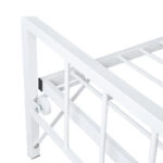 Κρεβάτι-Καναπές Remmie  μέταλλο λευκό 90x190εκ