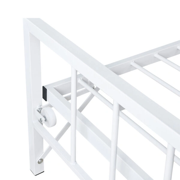 Κρεβάτι-Καναπές Remmie  μέταλλο λευκό 90x190εκ