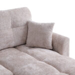 Γωνιακός αναστρέψιμος καναπές κρεβάτι Comfie με αποθηκευτικό χώρο μπεζ ύφασμα 260x156x98εκ