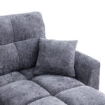 Γωνιακός αναστρέψιμος καναπές κρεβάτι Comfie με αποθηκευτικό χώρο ανθρακί ύφασμα 260x158x98εκ