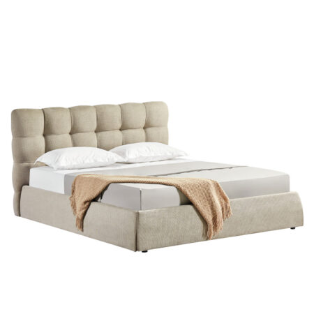 CHOCOLAT ΚΡΕΒΑΤΙ (ΓΙΑ ΣΤΡΩΜΑ 160x200cm) BEIGE 223x185x108