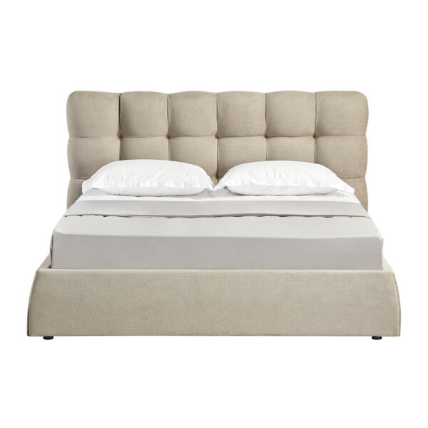 CHOCOLAT ΚΡΕΒΑΤΙ (ΓΙΑ ΣΤΡΩΜΑ 160x200cm) BEIGE 223x185x108