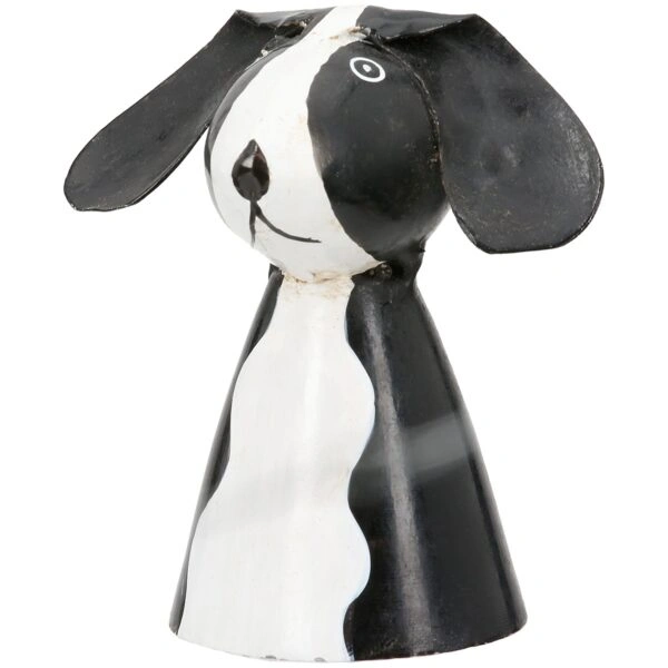 Φιγούρα φράχτη Dog Metal White Assorted 3 Times 7X6X7Cm 7X6X7Cm