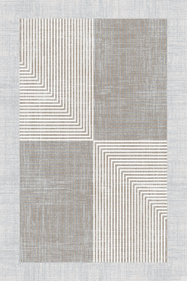 ΧΑΛΙ VELVET MODERN 8278/Beige White - 200cm x 290cm
