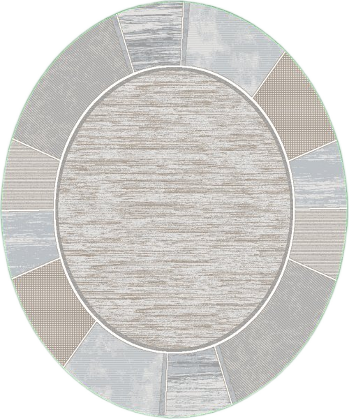 ΧΑΛΙ VELVET MODERN 9249/Beige White - 200cm x 290cm