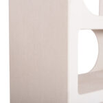 ΒΙΒΛΙΟΘΗΚΗ ΣΕΙΡΑ SANTORINI HM18062 MDF ΣΕ ΥΠΟΛΕΥΚΟ ΧΡΩΜΑ 80x38x180Yεκ.