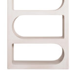 ΒΙΒΛΙΟΘΗΚΗ ΣΕΙΡΑ SANTORINI HM18062 MDF ΣΕ ΥΠΟΛΕΥΚΟ ΧΡΩΜΑ 80x38x180Yεκ.