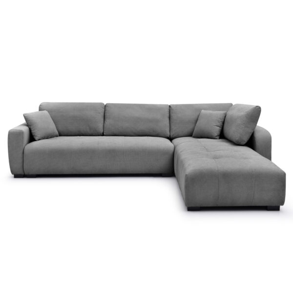 ΓΩΝΙΑΚΟΣ ΚΑΝΑΠΕΣ ΑΝΑΣΤΡΕΨΙΜΟΣ MEDEL HM3288.01 ΓΚΡΙ P.E. ΥΦΑΣΜΑ 296x208x80Υεκ