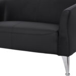 ΚΑΝΑΠΕΣ 2ΘΕΣΙΟΣ KIANA HM3122.21 ΜΕ ΜΑΥΡΟ PU 130x75x71 εκ.