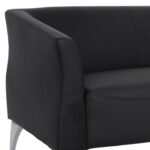 ΚΑΝΑΠΕΣ 2ΘΕΣΙΟΣ KIANA HM3122.21 ΜΕ ΜΑΥΡΟ PU 130x75x71 εκ.