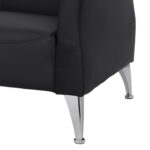 ΚΑΝΑΠΕΣ 2ΘΕΣΙΟΣ KIANA HM3122.21 ΜΕ ΜΑΥΡΟ PU 130x75x71 εκ.