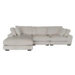 ΚΑΝΑΠΕΣ ΑΡΙΣΤΕΡΗ ΓΩΝΙΑ CRANFIELD HM3287.02L ΜΠΕΖ ΡΙΓΕ ΥΦΑΣΜΑ 313x169(γωνία)x80Υεκ.