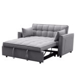 ΚΑΝΑΠΕΣ ΚΡΕΒΑΤΙ 2-ΘΕΣΙΟΣ BORG HM3289.01 ΓΚΡΙ ΥΦΑΣΜΑ 142x94x78Υεκ