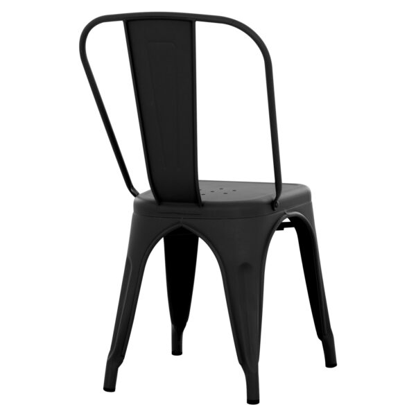 ΚΑΡΕΚΛΑ ΜΕΤΑΛΛΙΚΗ MELITA-PRO HM8641.42 ΜΑΥΡΟ ΜΑΤ 44x47x84.5Υεκ.