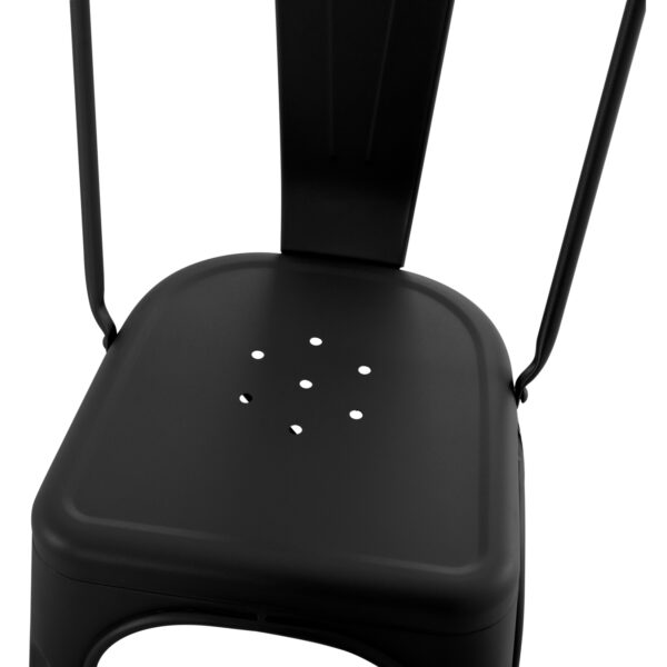 ΚΑΡΕΚΛΑ ΜΕΤΑΛΛΙΚΗ MELITA-PRO HM8641.42 ΜΑΥΡΟ ΜΑΤ 44x47x84.5Υεκ.