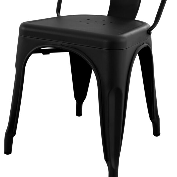 ΚΑΡΕΚΛΑ ΜΕΤΑΛΛΙΚΗ MELITA-PRO HM8641.42 ΜΑΥΡΟ ΜΑΤ 44x47x84.5Υεκ.