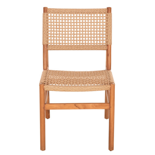 ΚΑΡΕΚΛΑ ΤΡΑΠΕΖΑΡΙΑΣ DINIZ HM6554 ΞΥΛΟ TEAK ΦΥΣΙΚΟ--ΣΥΝΘ.ΣΧΟΙΝΙ 48x60x84Υεκ.