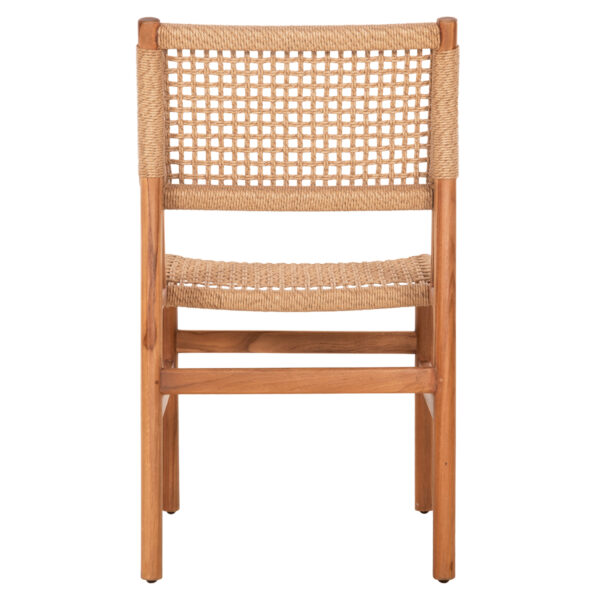 ΚΑΡΕΚΛΑ ΤΡΑΠΕΖΑΡΙΑΣ DINIZ HM6554 ΞΥΛΟ TEAK ΦΥΣΙΚΟ--ΣΥΝΘ.ΣΧΟΙΝΙ 48x60x84Υεκ.