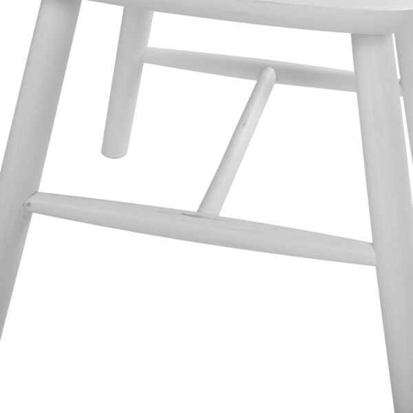 ΞΥΛΙΝΗ ΚΑΡΕΚΛΑ LUCIEN HM8645.03 ΣΕ ANTIQUE-ΛΕΥΚΗ ΑΠΟΧΡΩΣΗ 48x54x86 εκ.